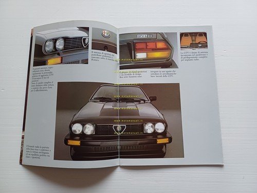 Alfa Romeo GTV 6 2.5 - 2.0 1984-85 depliant originale …