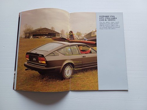 Alfa Romeo GTV 6 2.5 - 2.0 1984-85 depliant originale …