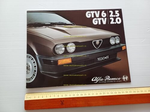 Alfa Romeo GTV 6 2.5 - GTV 2.0 1981 depliant …