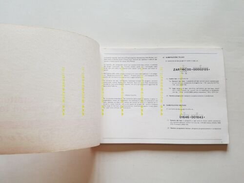 Alfa Romeo GTV 6 2.5 1980 manuale officina caratteristiche prescrizioni …