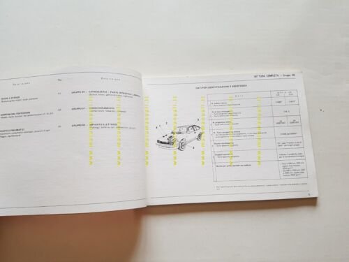 Alfa Romeo GTV 6 2.5 1980 manuale officina caratteristiche prescrizioni …