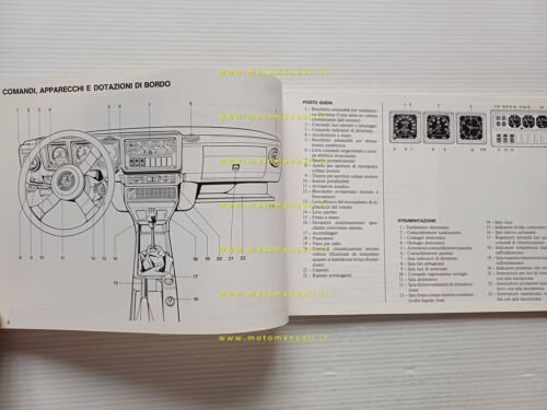 Alfa Romeo GTV 6 2.5 1980 manuale uso manutenzione libretto …