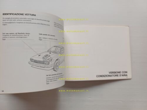 Alfa Romeo GTV 6 2.5 1980 manuale uso manutenzione libretto …