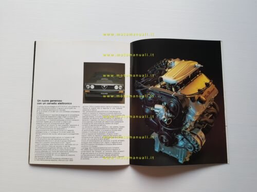 Alfa Romeo GTV 6 2.5 1982 depliant originale italiano