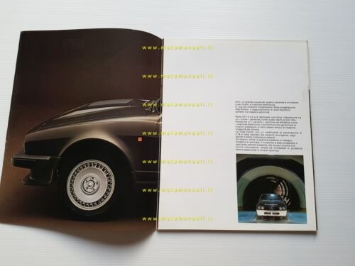 Alfa Romeo GTV 6 2.5 1982 depliant originale italiano