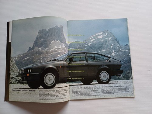 Alfa Romeo GTV 6 2.5 1982 depliant originale italiano