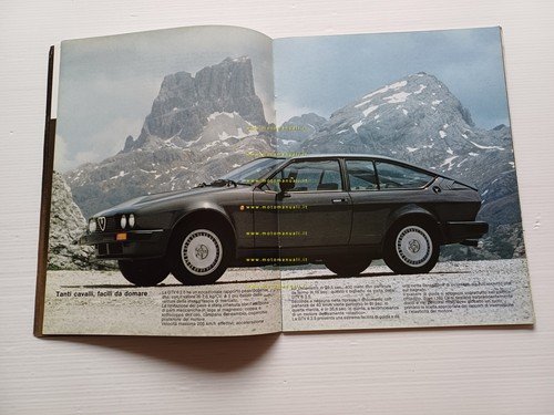 Alfa Romeo GTV 6 2.5 1982 depliant originale italiano