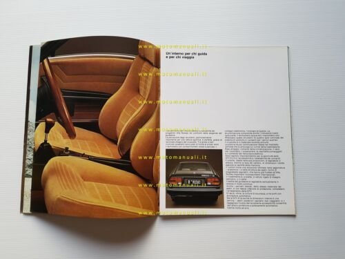 Alfa Romeo GTV 6 2.5 1982 depliant originale italiano
