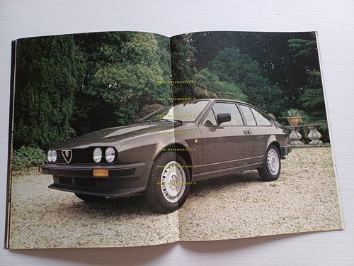 Alfa Romeo GTV 6 2.5 1982 depliant originale italiano