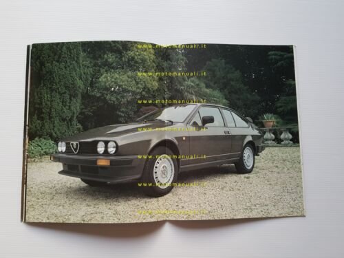 Alfa Romeo GTV 6 2.5 1982 depliant originale italiano
