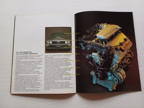 Alfa Romeo GTV 6 2.5 1982 depliant originale italiano