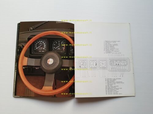 Alfa Romeo GTV 6 2.5 1982 depliant originale italiano