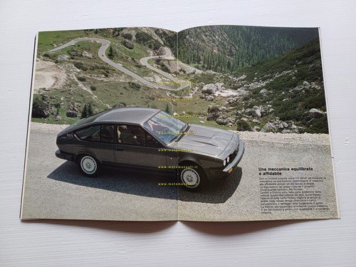 Alfa Romeo GTV 6 2.5 1982 depliant originale italiano