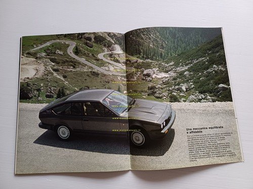 Alfa Romeo GTV 6 2.5 1982 depliant originale italiano