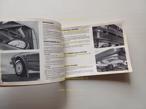 Alfa Romeo GTV 6 2.5 1983 manuale uso manutenzione libretto …