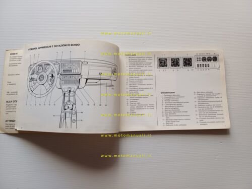 Alfa Romeo GTV 6 2.5 1984 manuale uso manutenzione libretto …