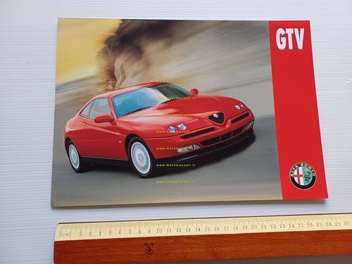 Alfa Romeo GTV modelli 1996-97 depliant originale italiano