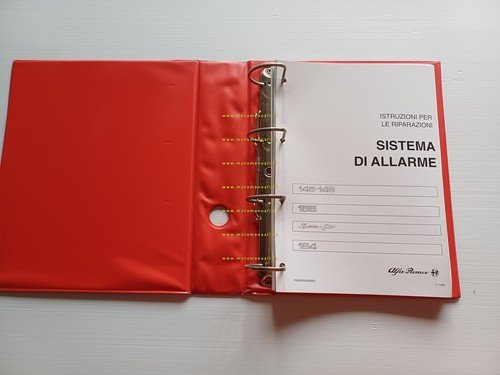 Alfa Romeo GTV-Spider-145-146-155-164 1996-98 manuale officina Sistemi Allarme