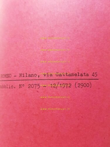 Alfa Romeo Junior Z 1.6 1972 manuale officina caratteristiche tecniche …