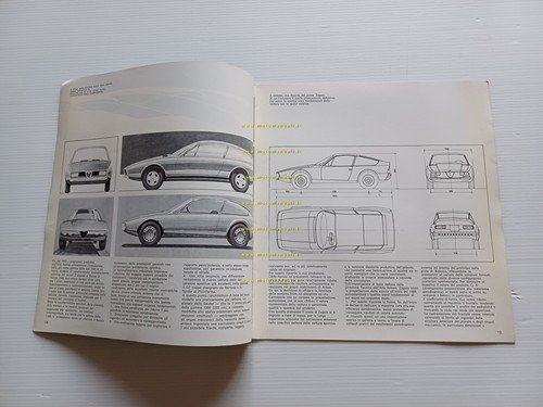 Alfa Romeo Junior Zagato 1969 depliant articolo Style Auto originale …