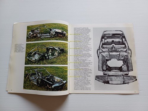 Alfa Romeo Junior Zagato 1969 depliant articolo Style Auto originale …