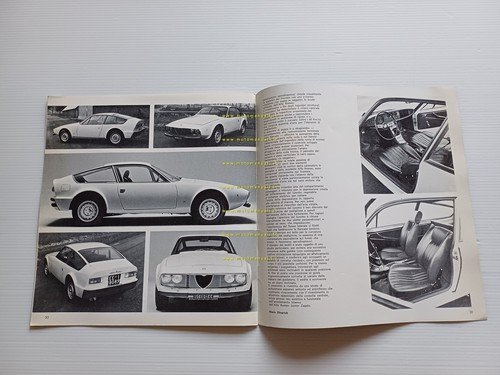 Alfa Romeo Junior Zagato 1969 depliant articolo Style Auto originale …