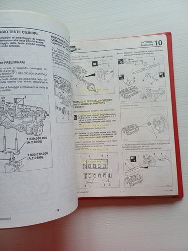 Alfa Romeo manuale officina Revisione Motori tutti modelli 1994-98 originale