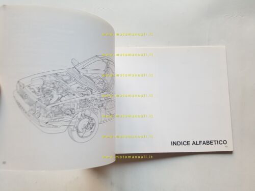 Alfa Romeo modelli Alfa 33 1985 manuale uso manutenzione originale