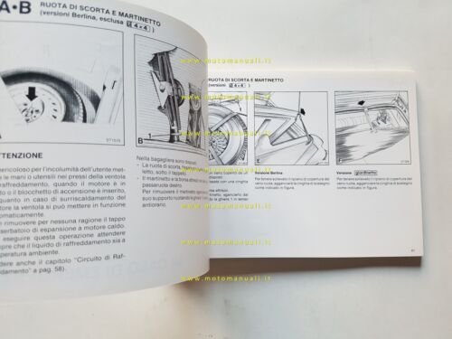 Alfa Romeo modelli Alfa 33 1985 manuale uso manutenzione originale
