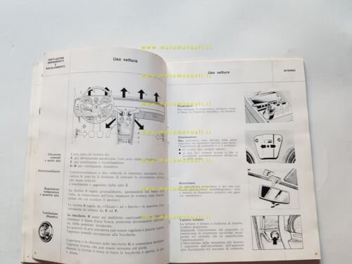 Alfa Romeo Nuova Giulia Super 1.3 - 1.6 1974 manuale …