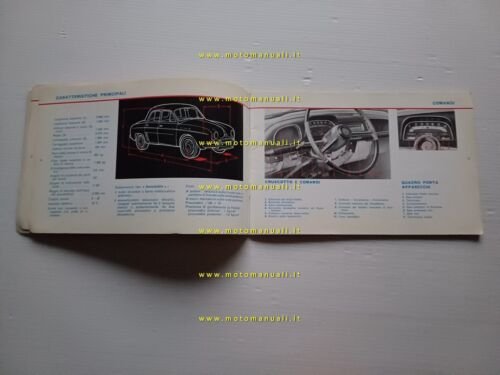 Alfa Romeo Ondine manuale uso manutenzione libretto originale