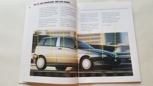 Alfa Romeo produzione 1997 depliant OLANDESE originale DUTCH text brochure