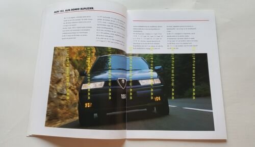 Alfa Romeo produzione 1997 depliant OLANDESE originale DUTCH text brochure