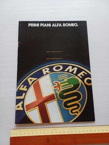 Alfa Romeo produzione modelli 1985 depliant italiano originale