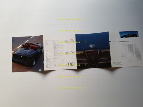 Alfa Romeo R.Z. 3.0 1992 depliant originale italiano