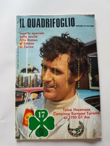 Alfa Romeo Rivista Il Quadrifoglio n. 17 1970 no depliant …