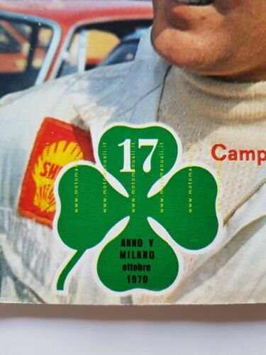 Alfa Romeo Rivista Il Quadrifoglio n. 17 1970 no depliant …