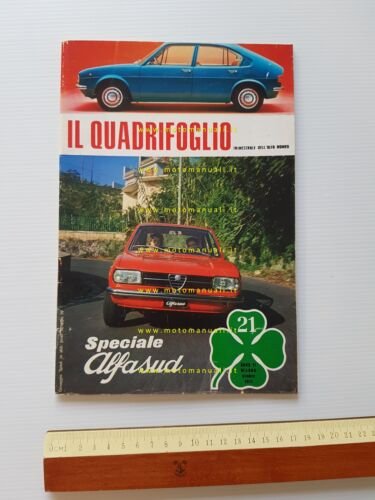 Alfa Romeo Rivista Il Quadrifoglio n. 21 1971 presentazione Alfasud