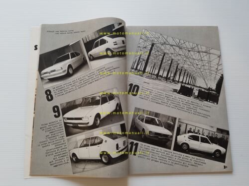 Alfa Romeo Rivista Il Quadrifoglio n. 21 1971 presentazione Alfasud