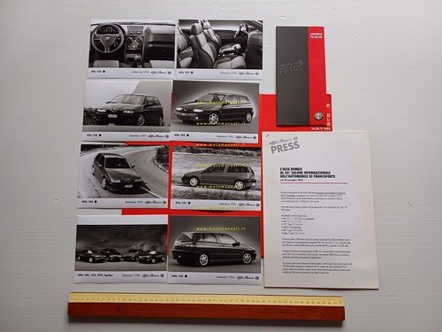 Alfa Romeo Salone Internazionale Auto Frankfurt 1995 cartella stampa originale