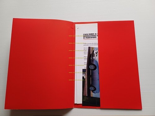 Alfa Romeo Salone Internazionale Auto Frankfurt 1999 cartella stampa originale