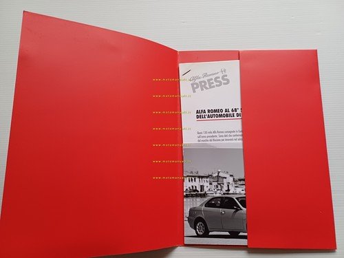 Alfa Romeo Salone Internazionale Auto Geneve 1998 cartella stampa originale