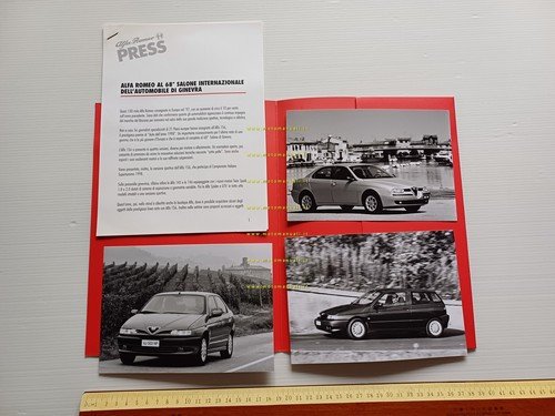 Alfa Romeo Salone Internazionale Auto Geneve 1998 cartella stampa originale
