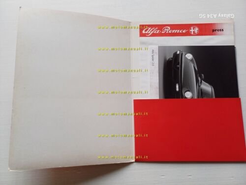 Alfa Romeo Salone Internazionale Auto Tokyo 1991 cartella stampa originale
