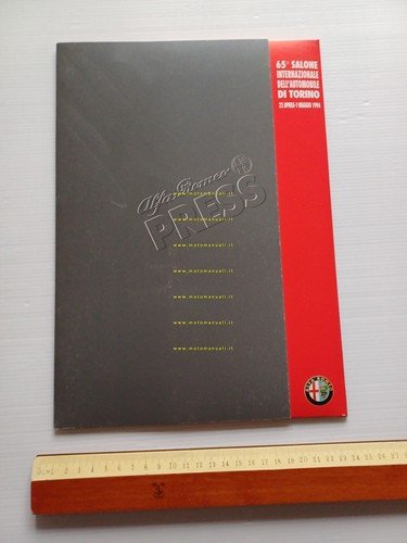 Alfa Romeo Salone Internazionale dell'Auto Torino 1994 cartella stampa originale