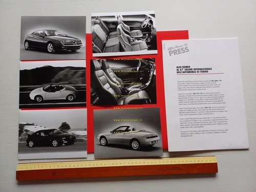 Alfa Romeo Salone Internazionale dell'Auto Torino 1998 cartella stampa originale