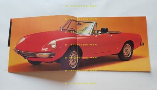 Alfa Romeo Spider 1.6 - 2.0 1979-80 depliant OLANDESE originale …