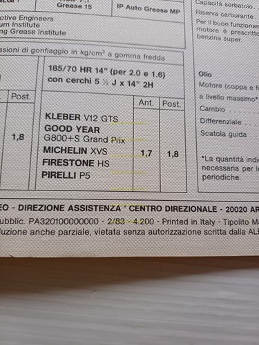 Alfa Romeo Spider 1.6 - 2.0 1983 manuale uso manutenzione …