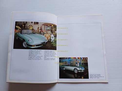 Alfa Romeo Spider 1.6 - 2.0 modelli 1985 depliant italiano …