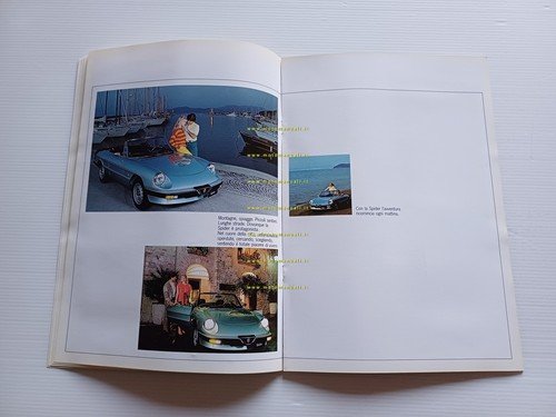 Alfa Romeo Spider 1.6 - 2.0 modelli 1985 depliant italiano …